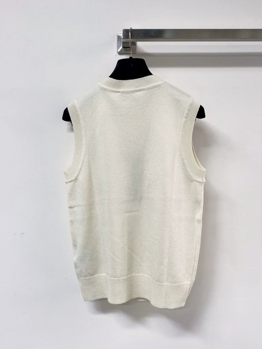 26ss Logo Knitted Vest
