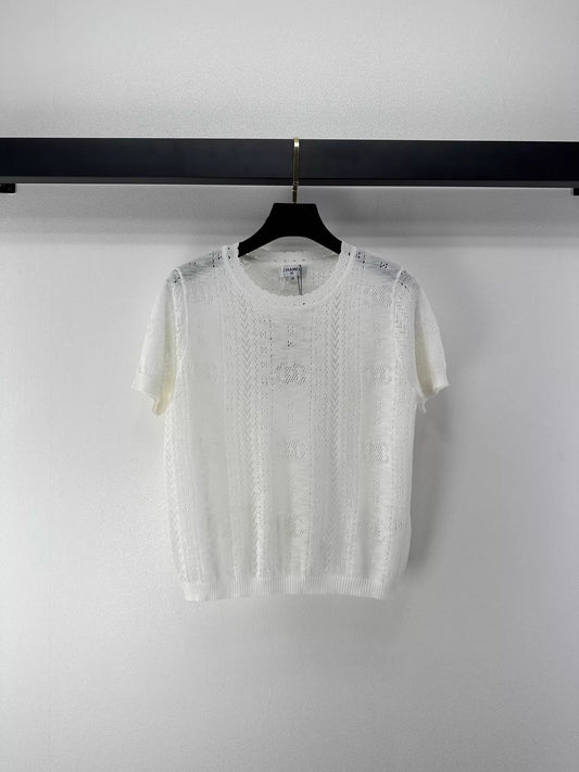 26ss Openwork Knit T-shirt