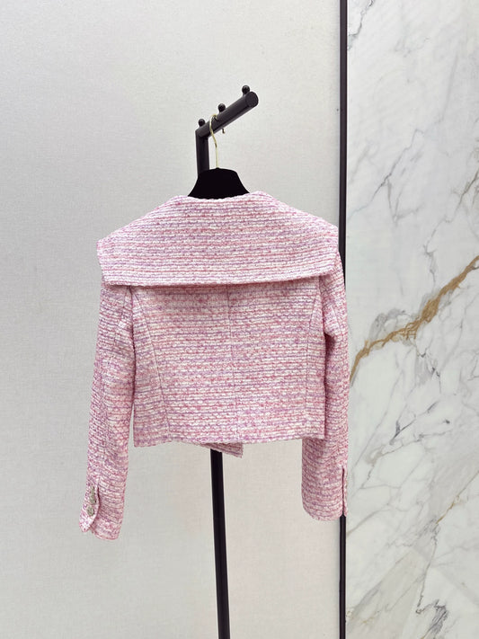 25fw Coarse woolen short jacket