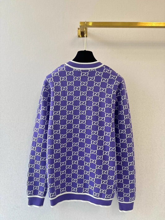 26ss Jacquard Knit Cardigan