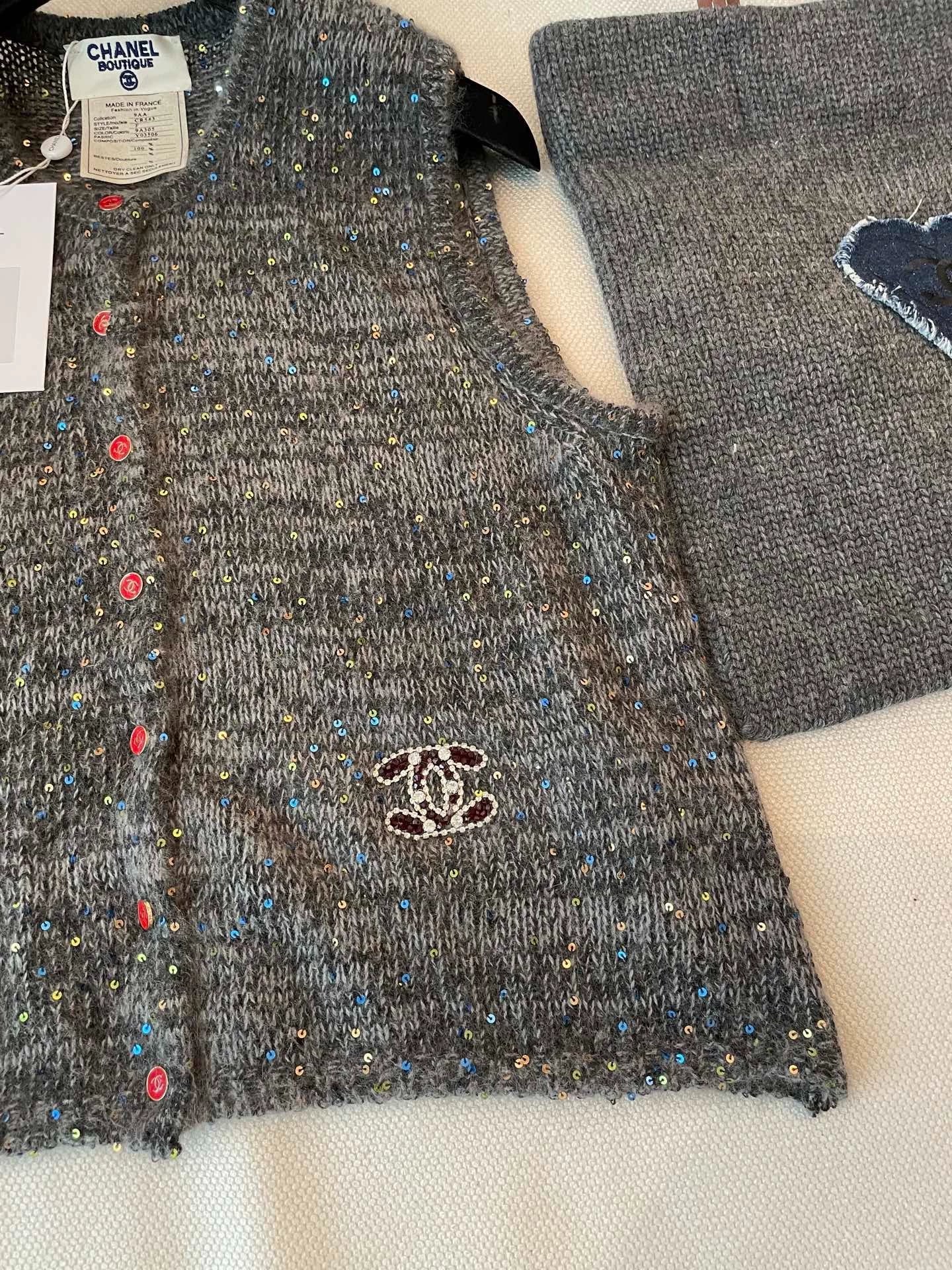 25fw Colorful pearl vest(Medieval Series)