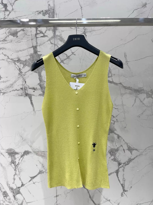 26ss V-neck Knit Vest