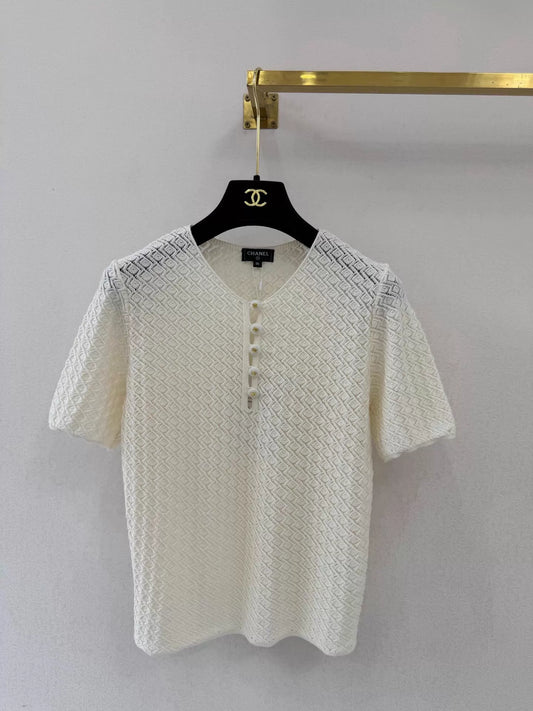 26ss Button Round Neck T-Shirt/Dress
