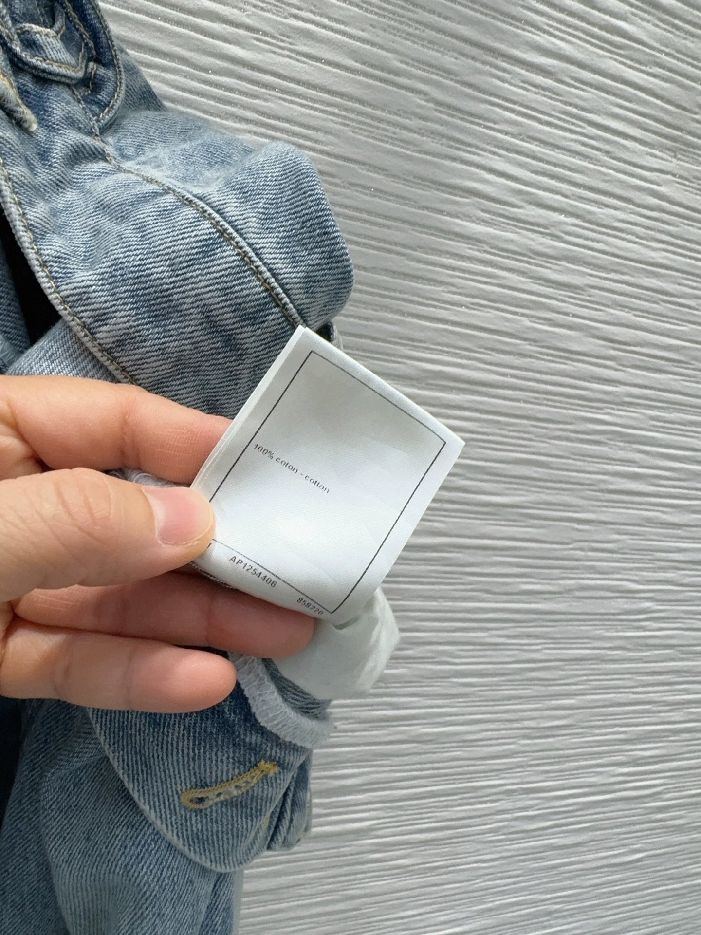26ss Logo button jeans