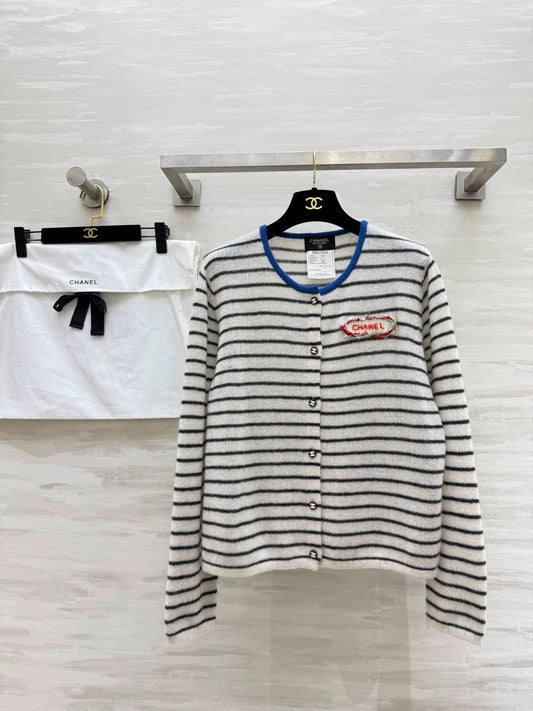 25fw Alpaca striped cardigan jacket(Medieval Series)