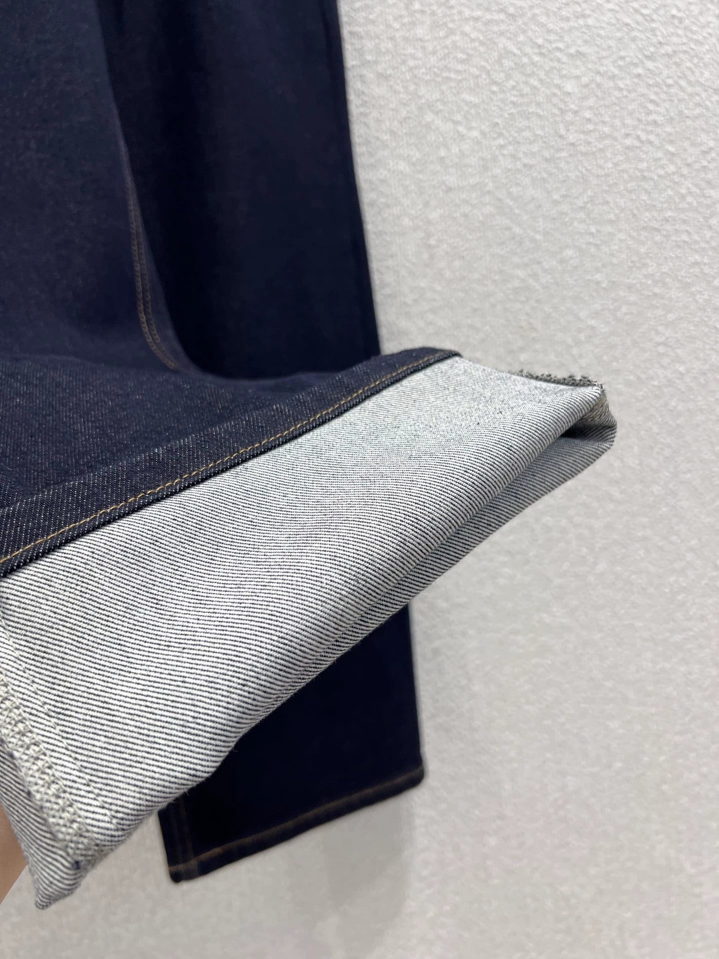 Pocket color-blocked straight leg pants