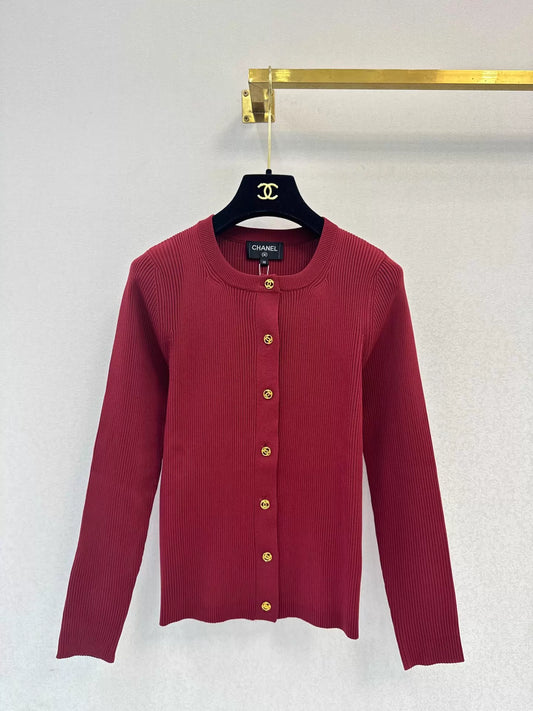 26ss Gold Button Cardigan