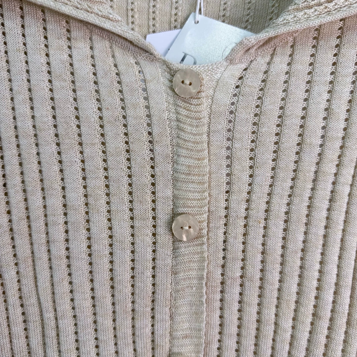Dior/26 Early Autumn New Collared Long-Sleeve Knit Cardigan