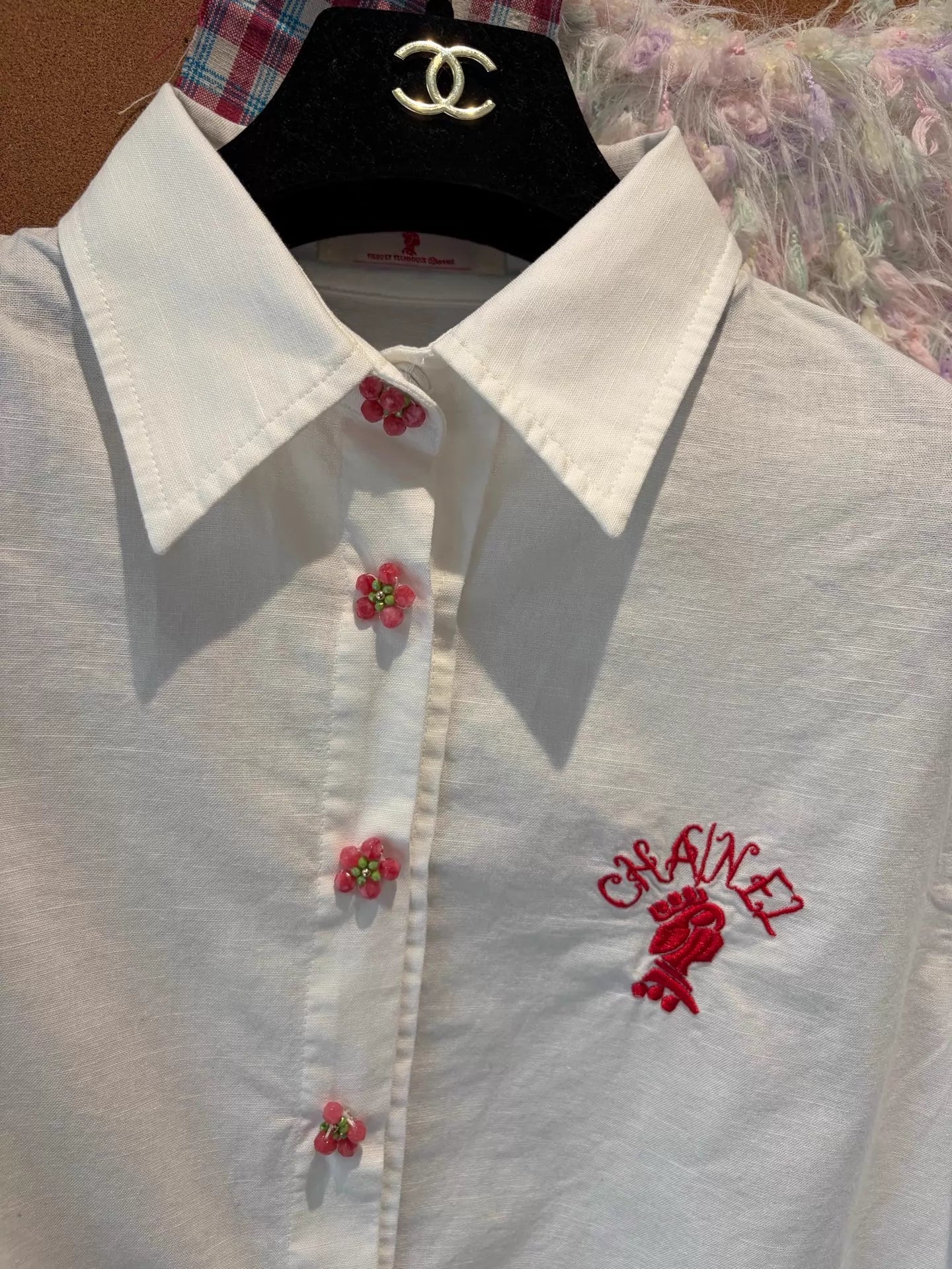 26ss Embroidered shirt
