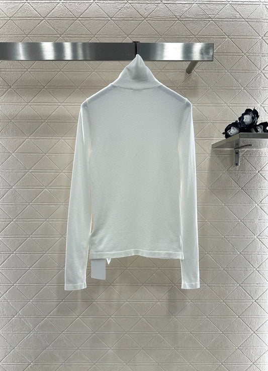 25fw High neck base shirt