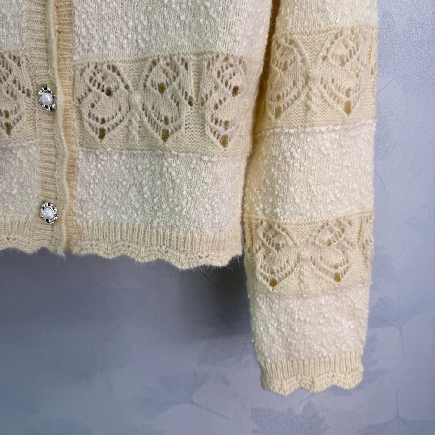 Openwork Knit Cardigan