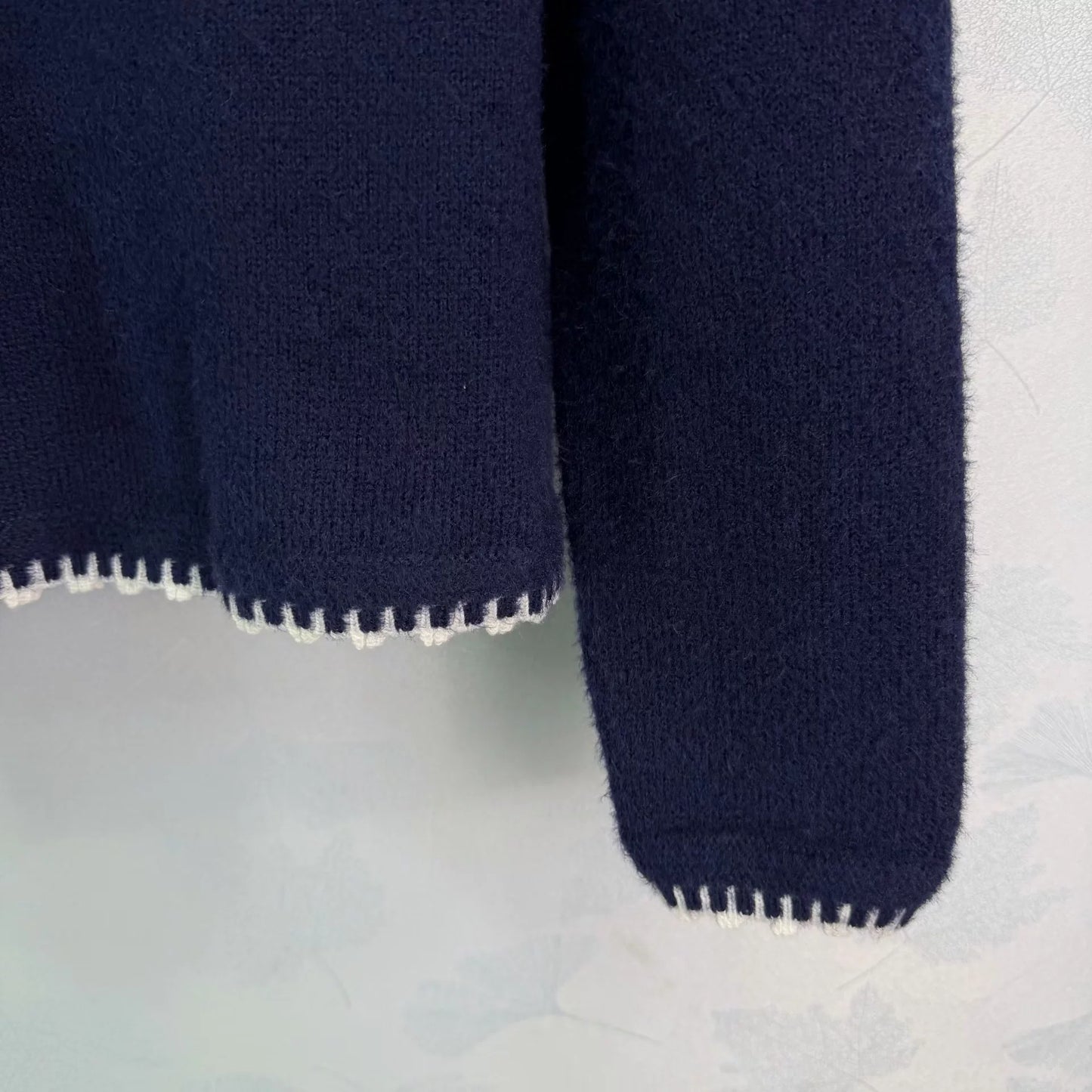 Color-blocked Knit Sweater