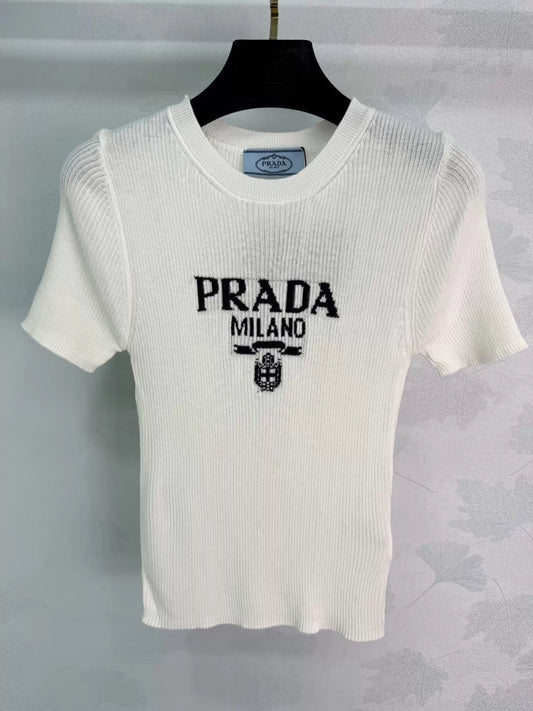 26ss Crew Neck Knit T-Shirt