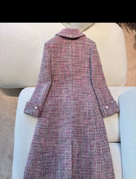 Tweed Long Coat