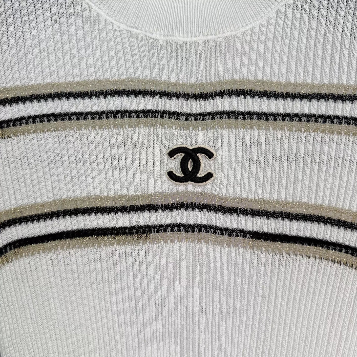 26ss Embroidered Knit T-shirt