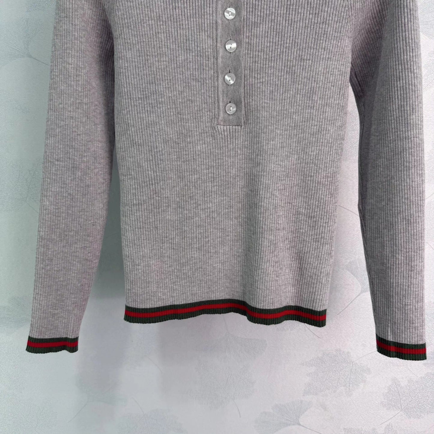 Collared Knit Long Sleeve
