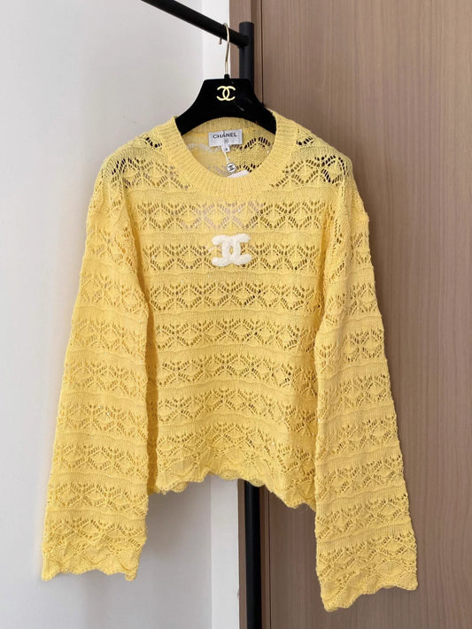 Openwork Knit Sweater