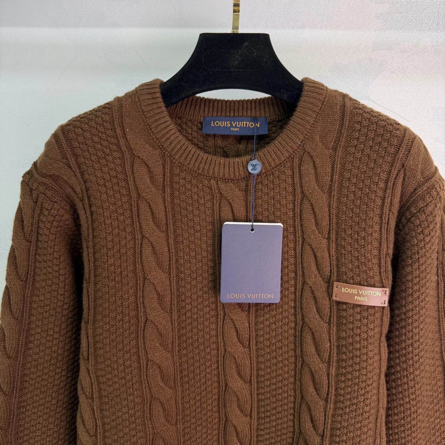 Retro Cable Knit Sweater