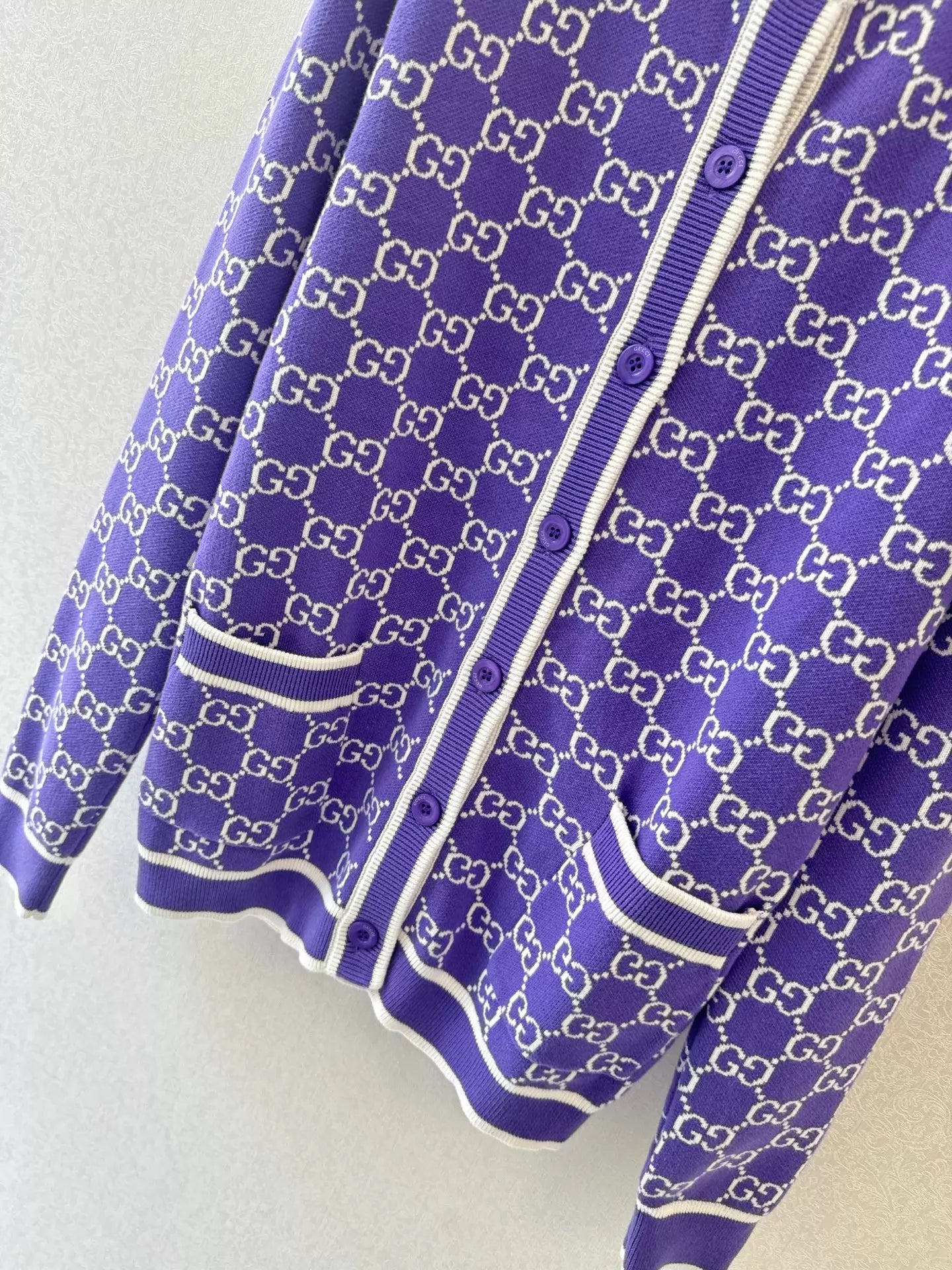 26ss Jacquard Knit Cardigan