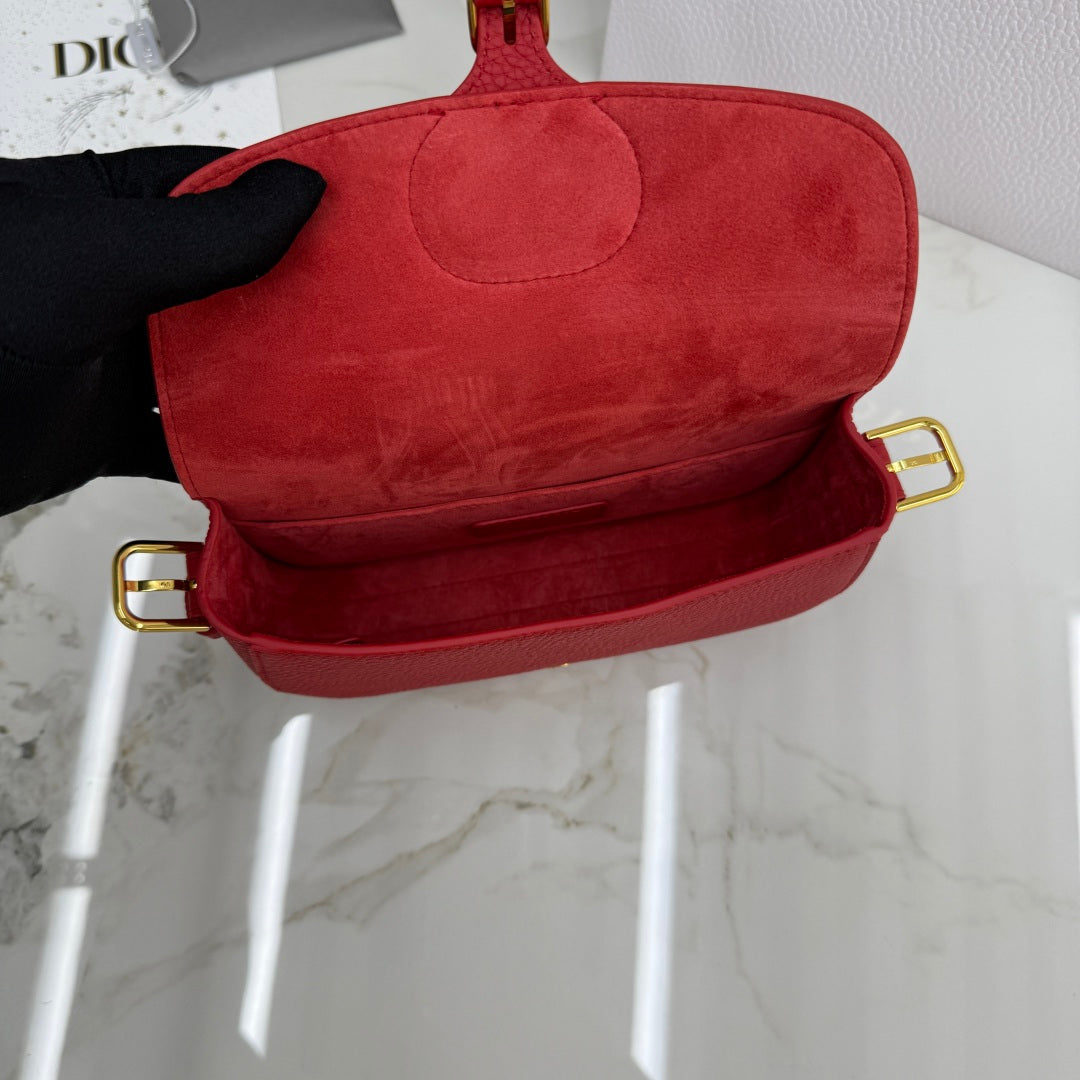 Dior 2026 Bobby East-West Bag 21cm Multicolors Fabric and Grained Calfskin