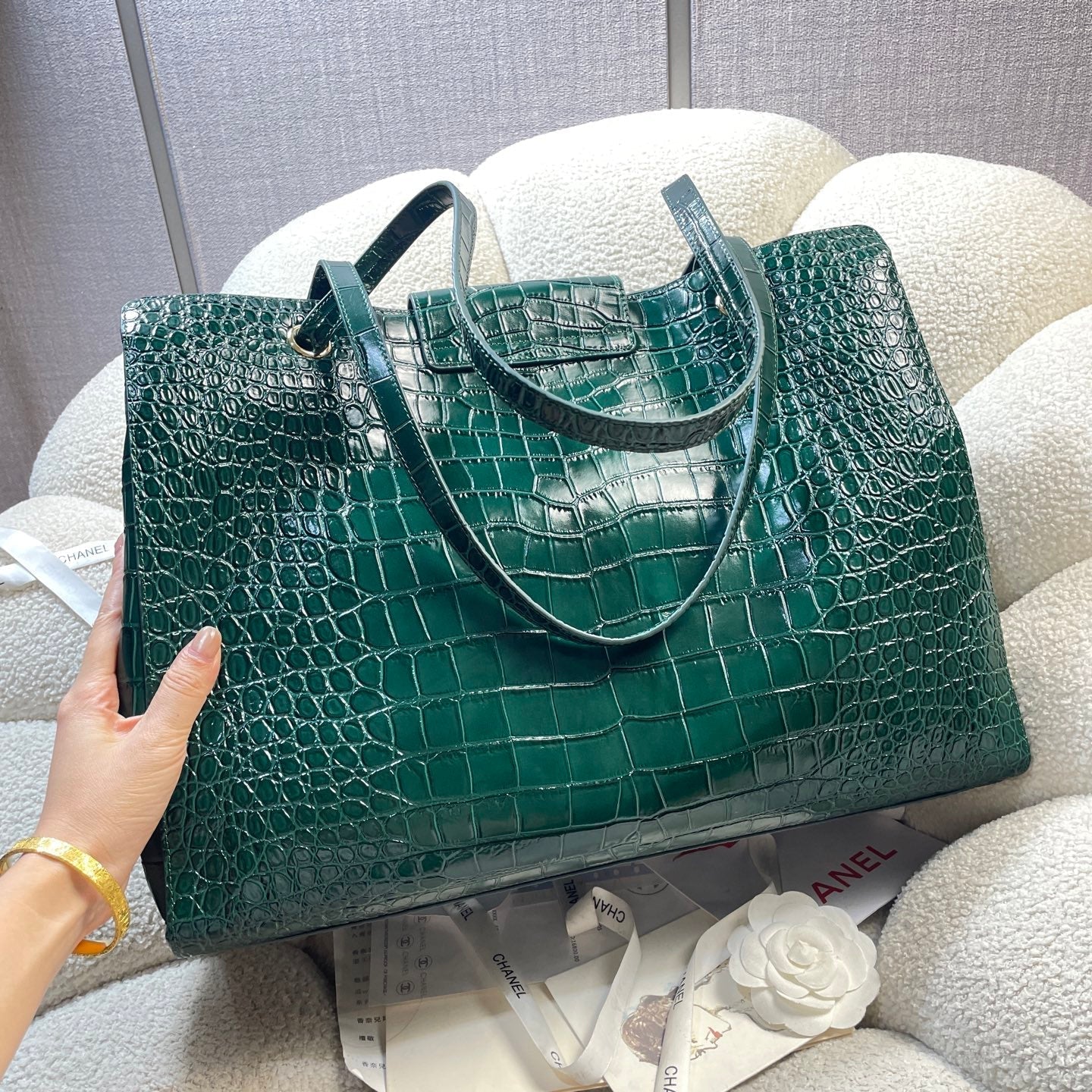 Chanel 2026 Large Shopping Bag 46cm Calfskin