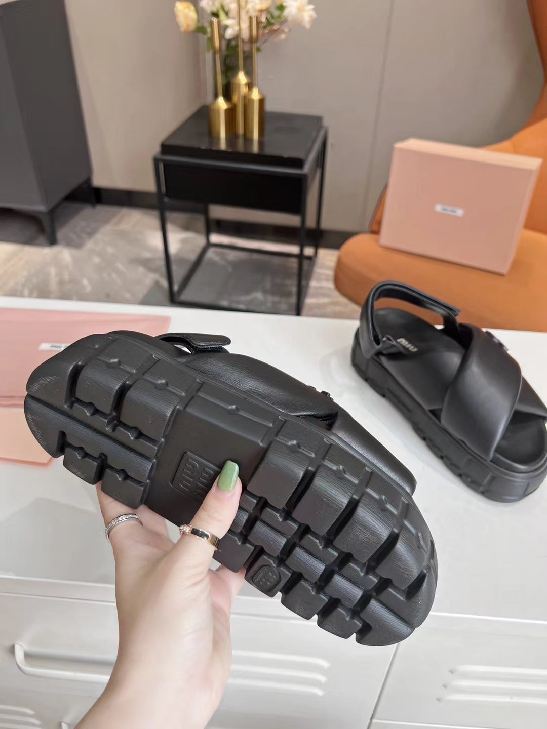 leather sandals