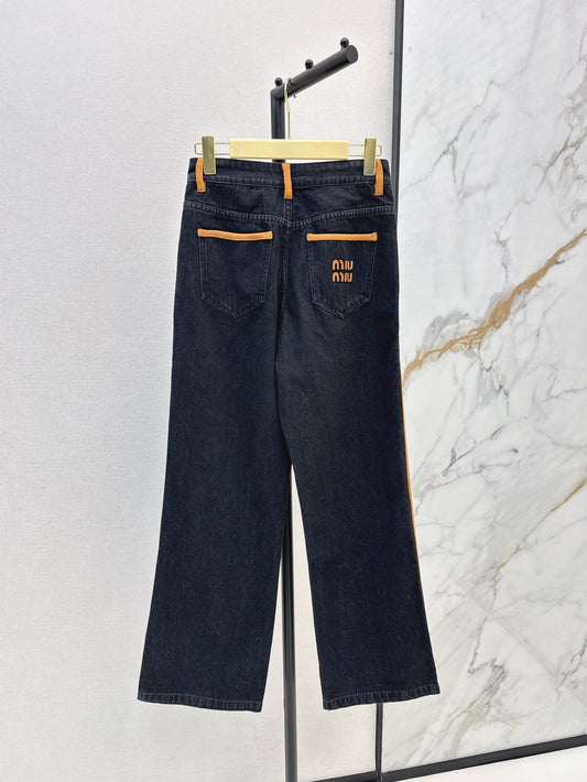 25SS embroidered jeans