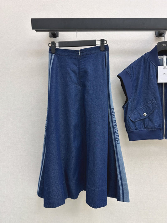 25ss denim skirt