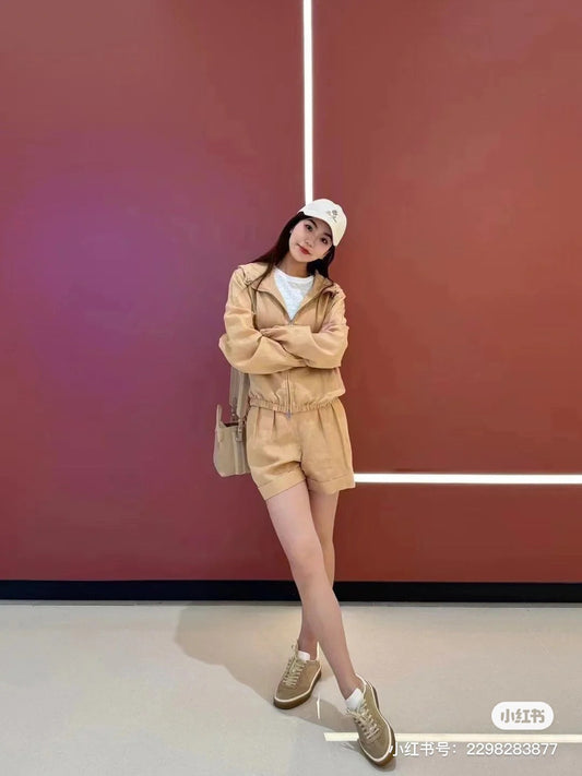 linen jacket set