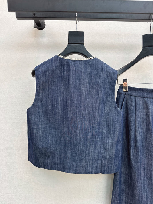 25ss linen woven set