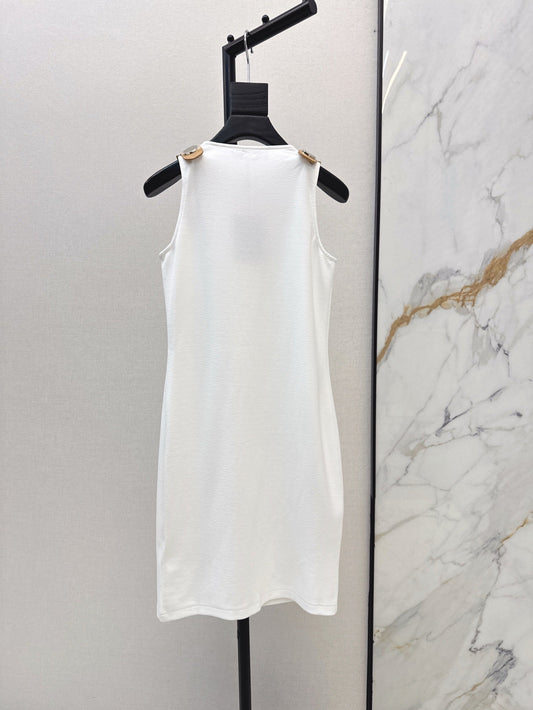 25ss metallic slip dress