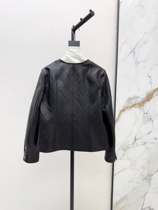 25ss genuine leather jacket