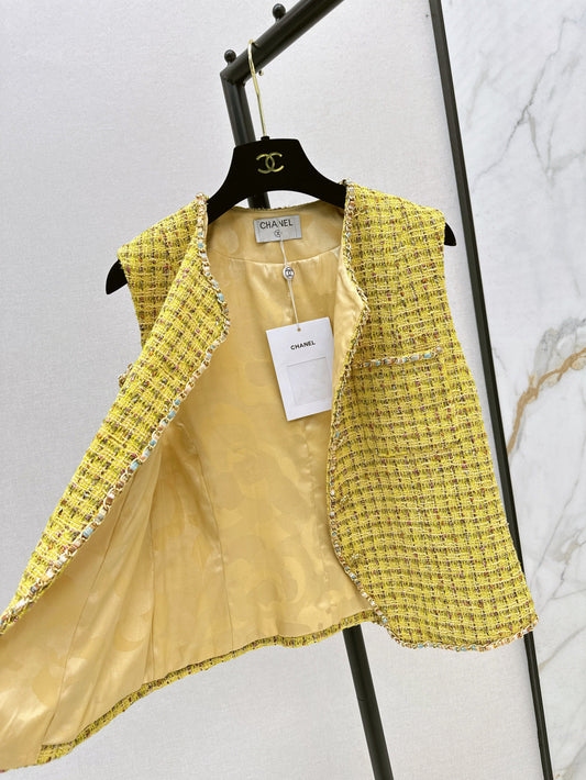 25ss woven vest