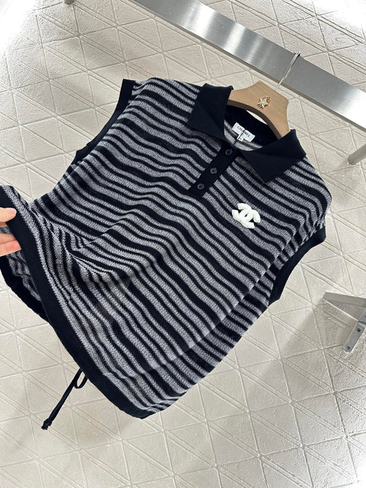 2025 new product Knitted sleeveless vest