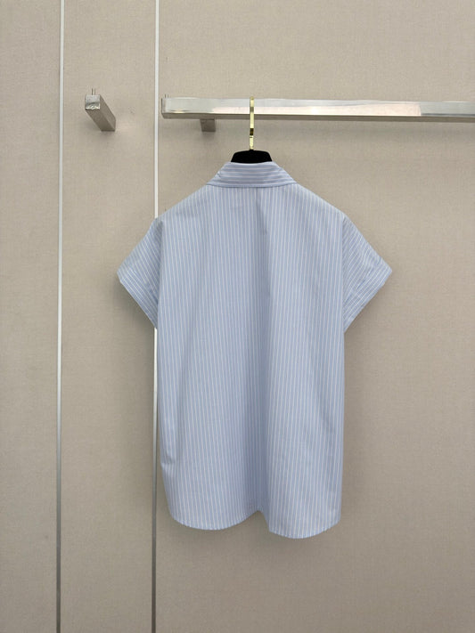 chanel/🔥Highest Quality🔥26SS NEW Lapel short-sleeved shirt