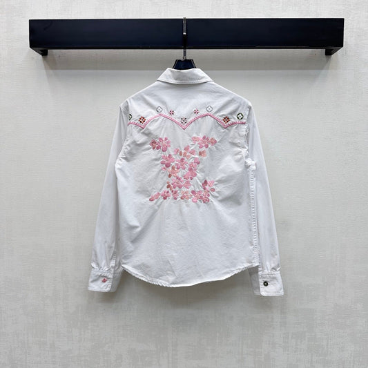 26SS NEW Heavy Embroidery Collared Shirt