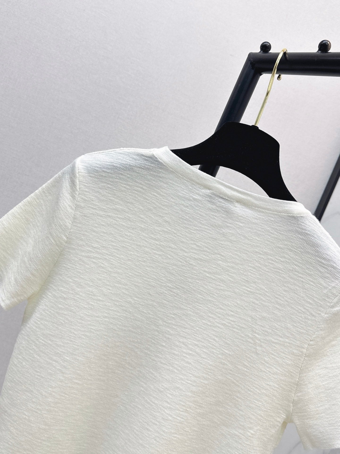 26FW New Vintage-Style Crew Neck Short-Sleeve Knit Top 🖤