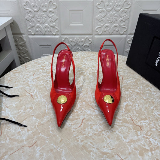 26FW New YSL Logo High Heels 👠(height: 10.5cm)
