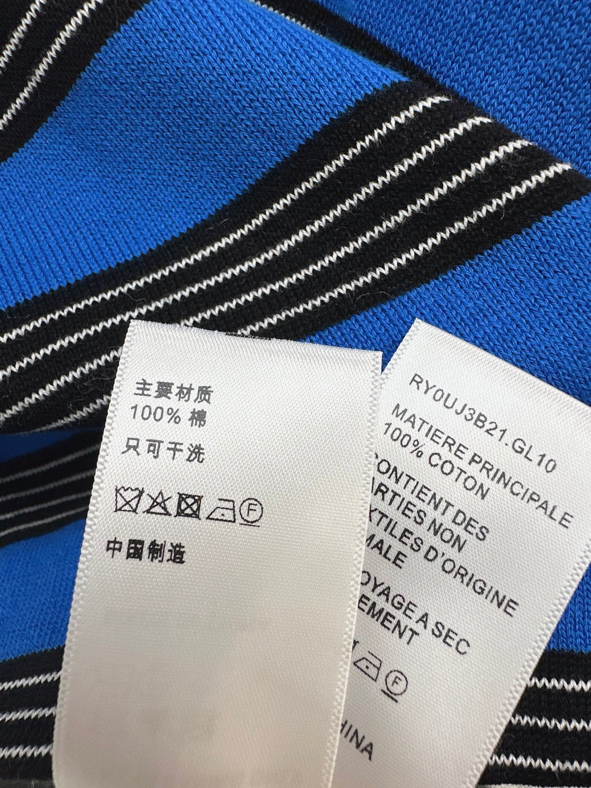 26FW New Striped Long-Sleeve Knit Polo π©΅