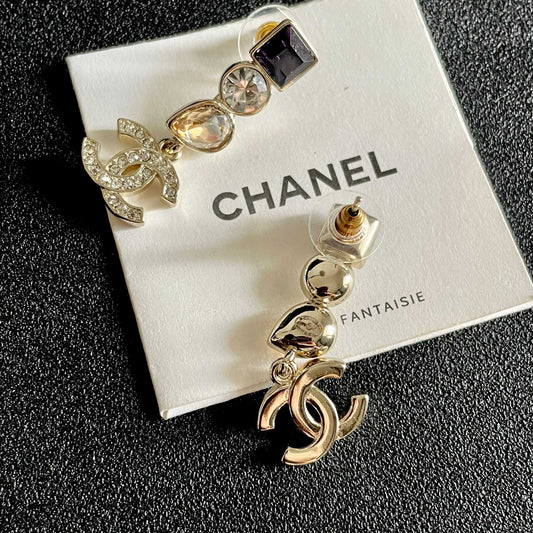 26FW New Double-C Stud Earrings