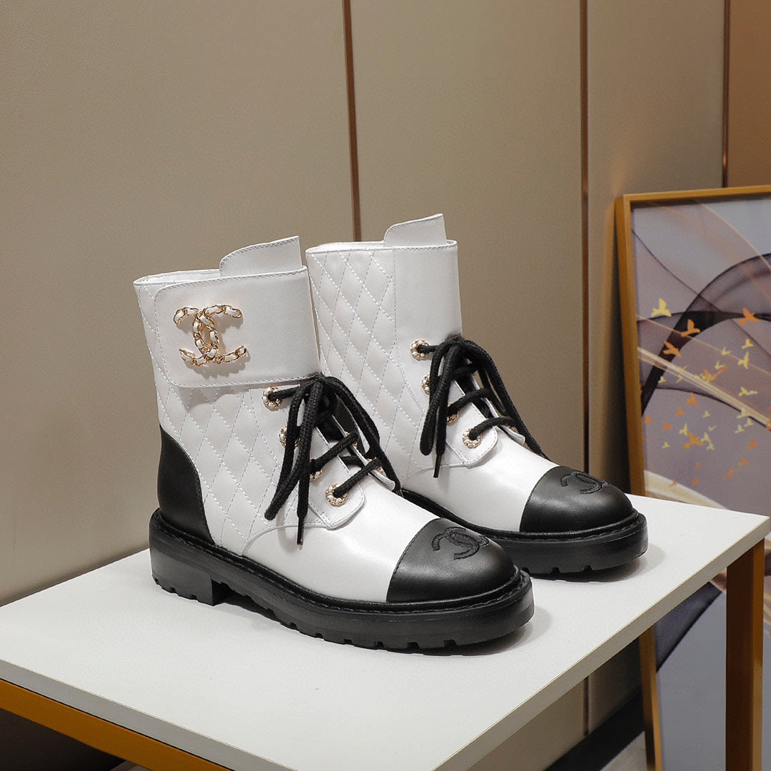 25fw Motorcycle boots Ankle boots
