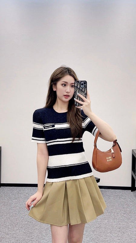 2025 new products Knitted short sleeves