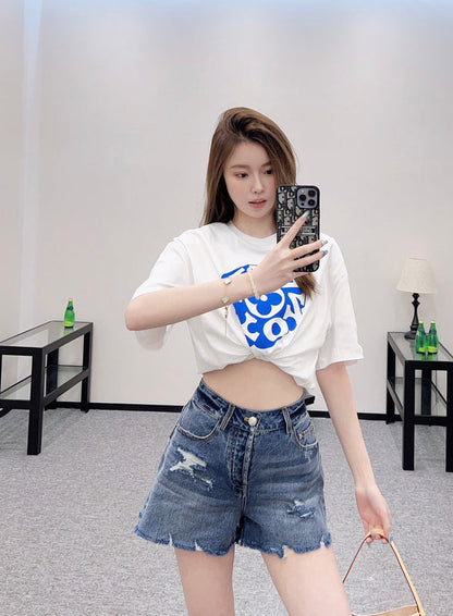 2025 new products Denim shorts