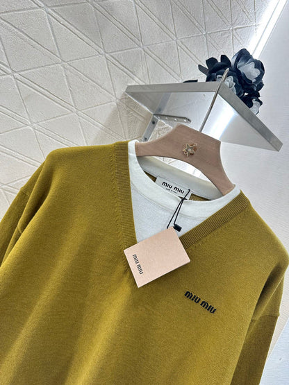 2025 new product Knitted long-sleeved sweater