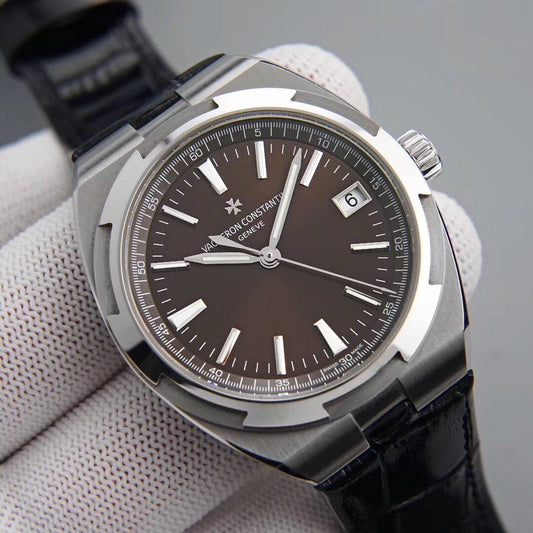 VACHERON OVERSEA AUTOMATIC 41 STAINLESS STEEL BROWN DIAL