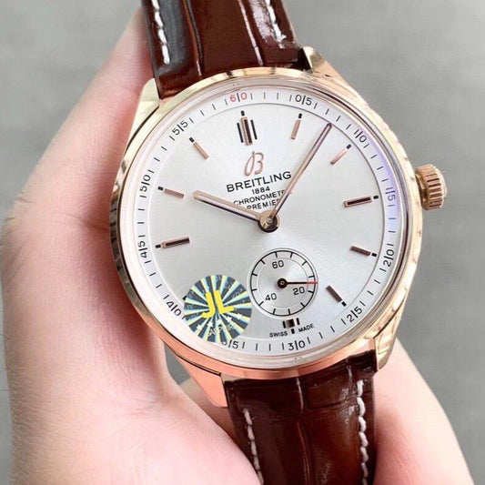 PREMIER AUTOMATIC 40 ROSE GOLD CASE SILVER DIAL