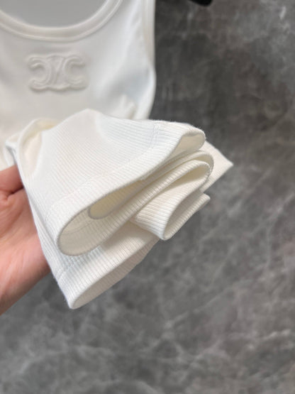 Embroidered all-match vest