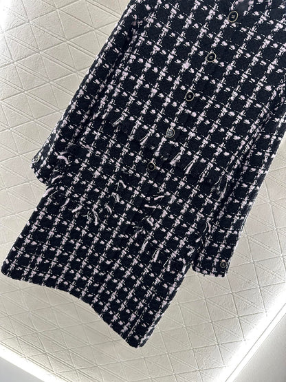 25fw Woven outerwear skirt