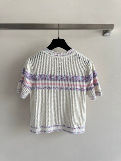 25fw Hollow knit cardigan