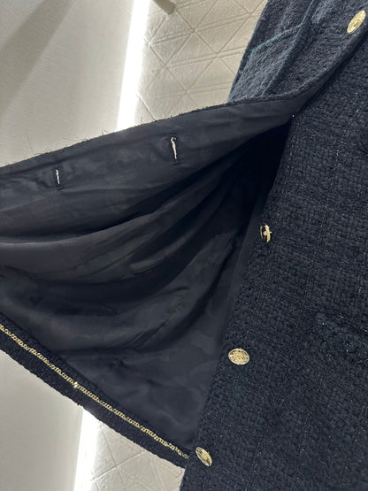 25fw Detachable hooded woolen jacket